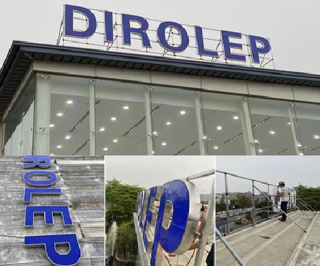 江北楼顶发光字安装的注意事项。